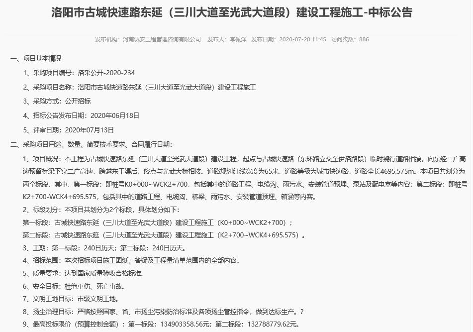 洛陽市古城快速路東延（三川大道***光武大道段）建設(shè)工程施工1.jpg